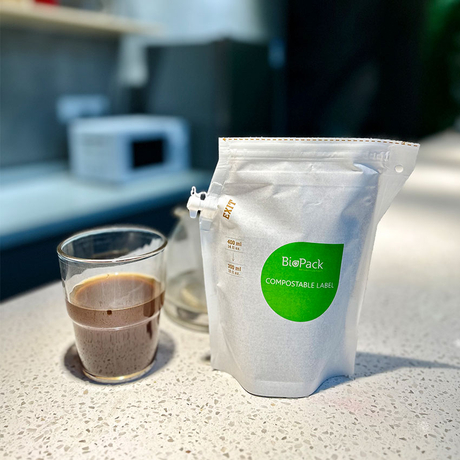 300ml 400ml 1L Custom Non-woven Filter Cloth Drip Tea Brewer Bags with Zipper