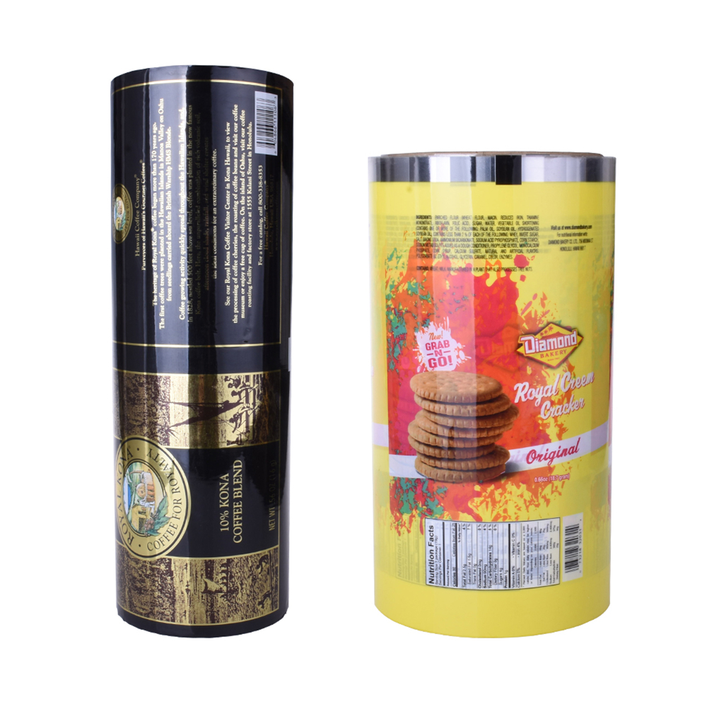 Wholesale Aluminum Foil Customized Printing/size/color Roll Film for Food To Keep Fresh 