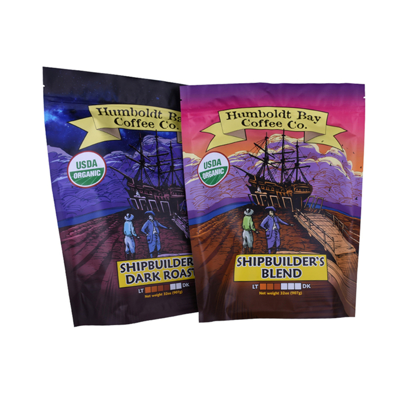 Food Grade Plastic Stand Up Pouch Flexible Packaging Coffee Independent Sachet Bag Custom Printed Supplier