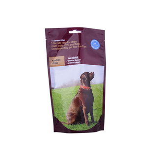 Custom printing stand up dog food packaging bag