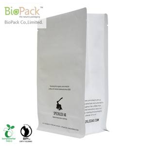Zero waste New Recyclable Coffee bags paper coated with plant-base material from China