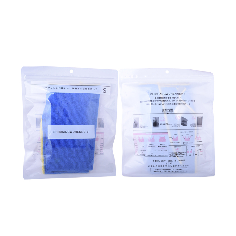 Custom Printed Bio Eco Friendly Scarf Packaging Clear Translucent Bags Australia