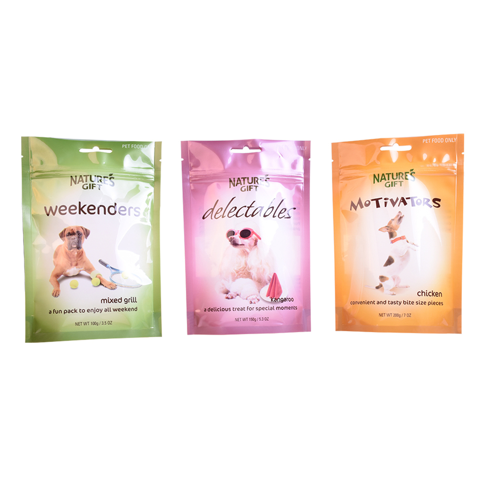 Exclusive Reclosable Printed Food Pouches