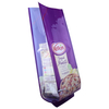 Custom Self Sealing Transparent Side Gusset Pouch Granola Packaging Food Grade Plastic Recycled Bag