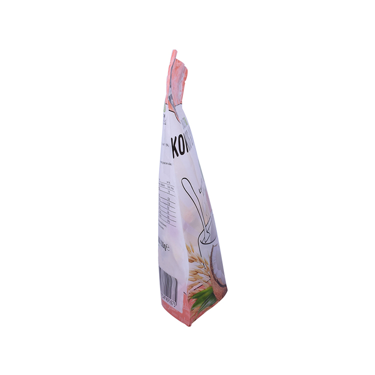 Biodegradable Food Grade Instant Oatmeal Crispy Cereal Packaging Custom Printed Stand up Pouch Eco Friendly