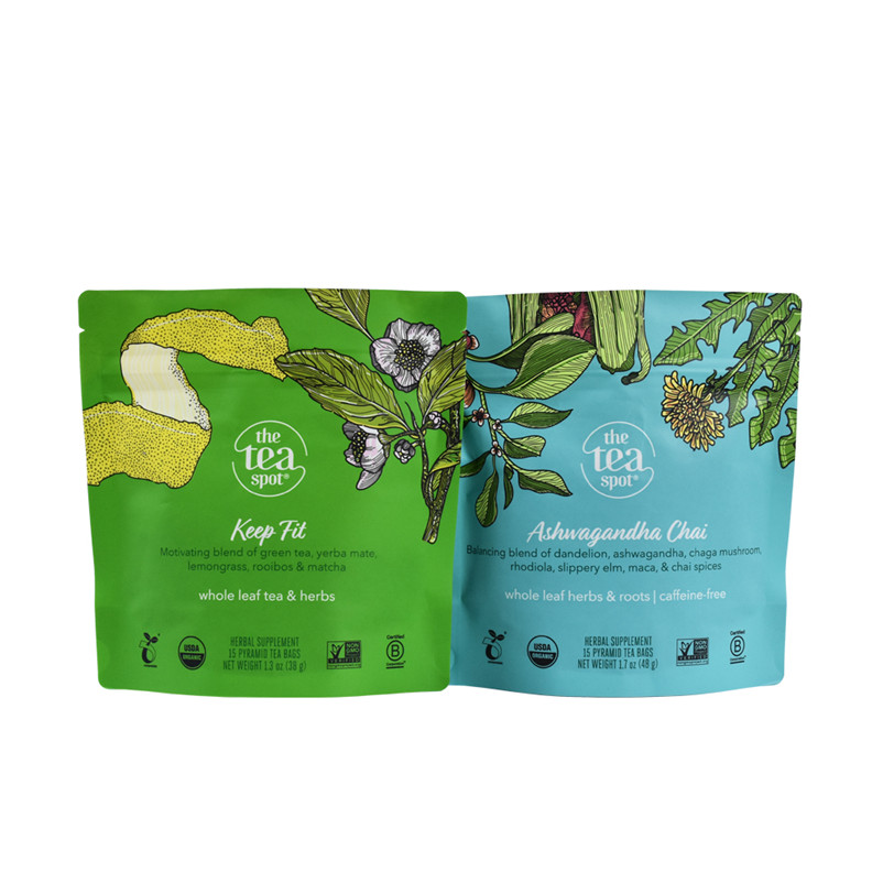 Tùy chỉnh in đầy đủ Túi đựng thức ăn phân hủy thực phẩm có thể phân hủy sinh học với ZipLock có thể nối lại được