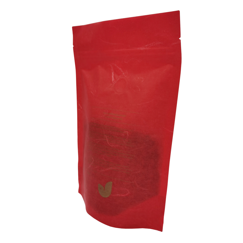 Eco Friendly Food Grade Ziplock Top Recyclable Plastic Bag Spot Gloss with Matte