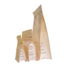 Colorful Block Bottom Recycle White Kraft Coffee Bag Matte Finish