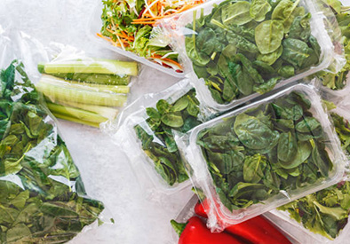 composstable leafy greens packaging