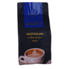 Reusable Resealable Zipper Bag With Handle Kraft Coffee Bags 