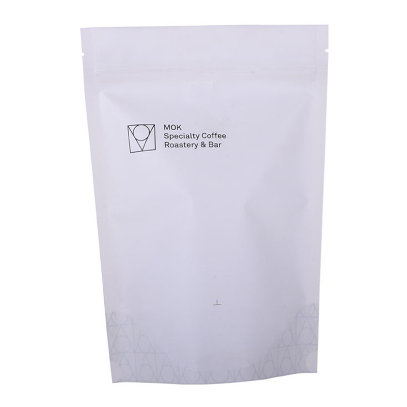 Compostable Biodegradable Heat Sealed Zip Top Plastic Coffee Bags Wholesale 