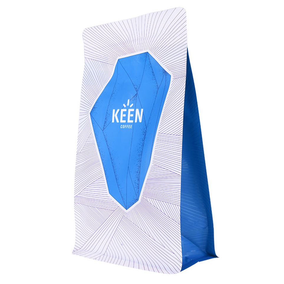 High Quality Spot Gloss With Matte Poly Zip Lock Best Coffee Bags 