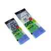Matte Printing Tear Off Zip One Side Clear Pouches