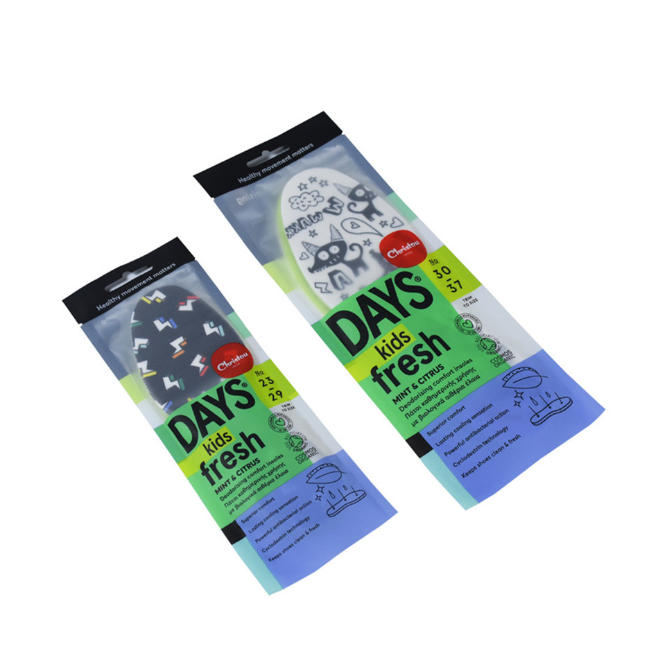 Matte Printing Tear Off Zip One Side Clear Pouches