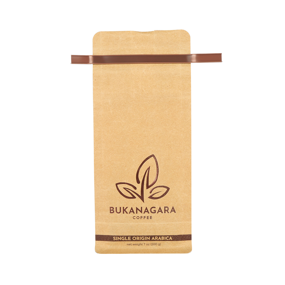 Retail Compostable Small Zip Top Bags For Coffee Packaging 
