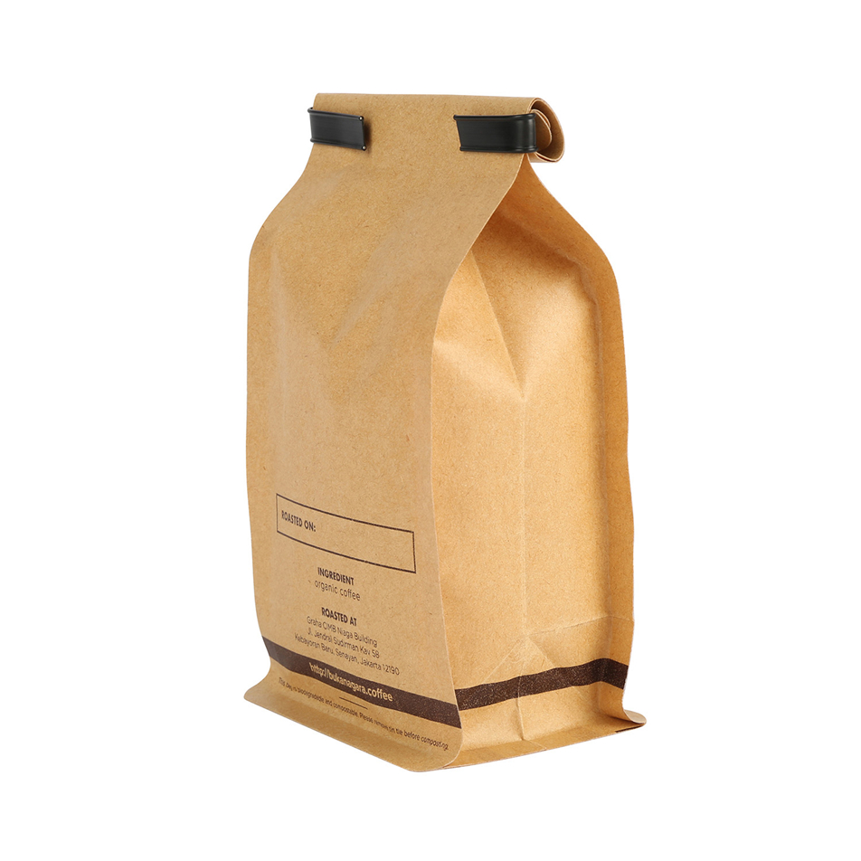 Custom Made Eco Friendly Small Plastic Zipper Sealing Coffee Bags 