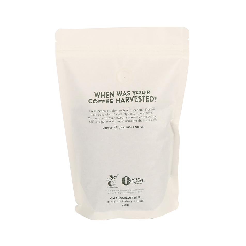 Cheap Standard Biodegradable Materials Zip Lock Plastic Coffee Bags Bulk 