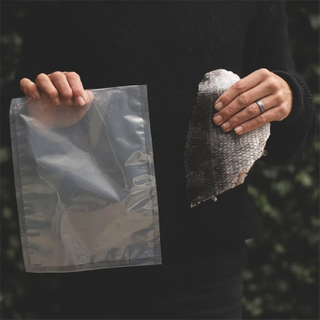 Hot Sale Custom Logo Good Seal Ability Resealable Zipper Vacuum Bag Recyclable