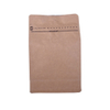 Offset Printing Custom Logo Natural Paper Zipper Bag for Clothes