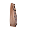 Compostable Flat Bottom Coffee Valve Bag with Hot Stamping 