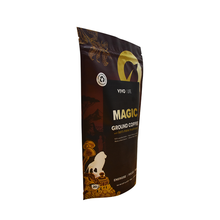 Custom Design Reclosenable Ziploc Stand Up Food Grade Folienbeutel zum Verkauf