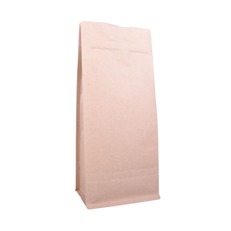 Bán lẻ vòng đáy bằng nhôm giấy krraft papure pouches notch