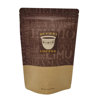 Flexible aluminium foil box pouch specialty coffee packaging