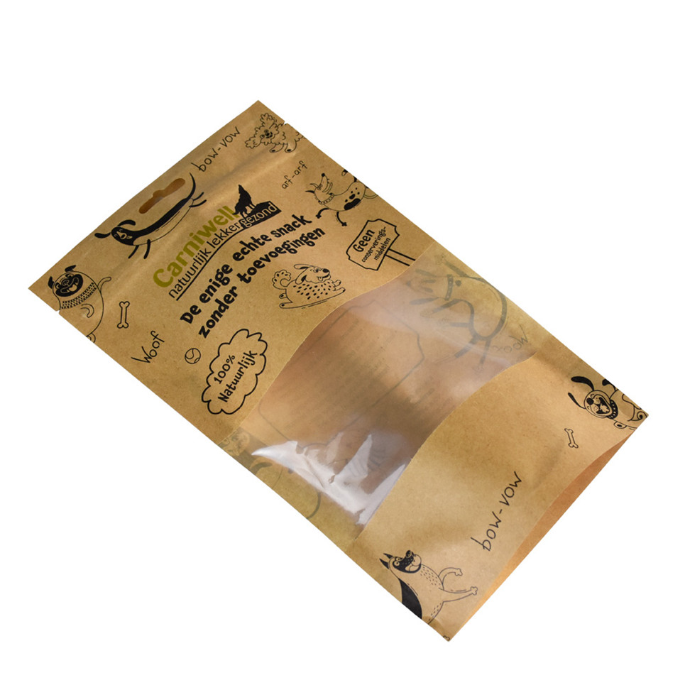 Kostenlose Proben recycelbare Materialien Hundefutterverpackung Papiertüte