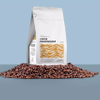 Eco-friendly Zipper Seal Box Bottom Coffee Bean Bag White Coffee Pouch​ with Valve