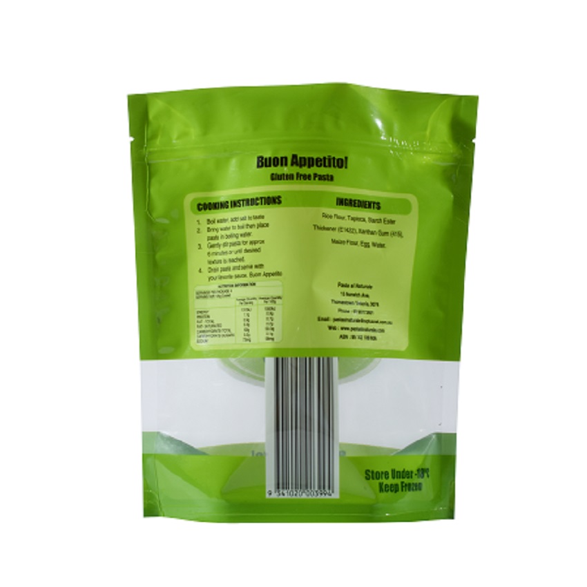 Eco-friendly barrier large box bottom resealable white vegan powder bag for Corn Gluten Meal
