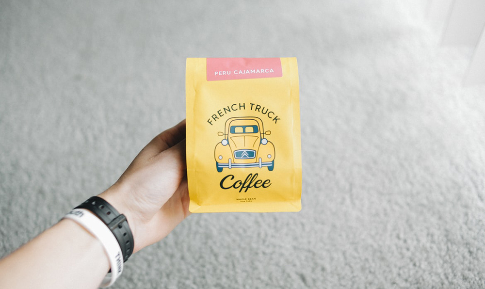 custom coffee bag