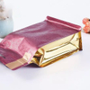 Heat Seal Foil Lined Custom Printed Biodegradable Mylar Foil Coffee Packaging Flat Block Bottom Pouches with Valve