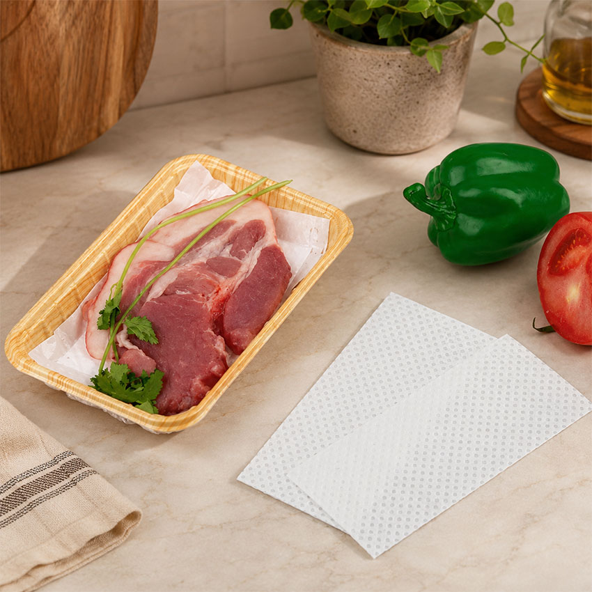 Compostable Absorbent Meat Pads