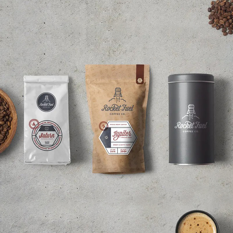 Post Consumer Recycled Packaging for Coffee