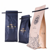 Wholesale High Quality Standing Biodegradable Customized Printed 250g 500g 1kg Flat Bottom Coffee Zipper Bag with Valve