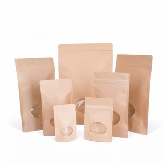 Custom Printing Round Bottom Coffee Bean Biodegradable Packaging Bags Stand up Pouches with Ziplock and Window