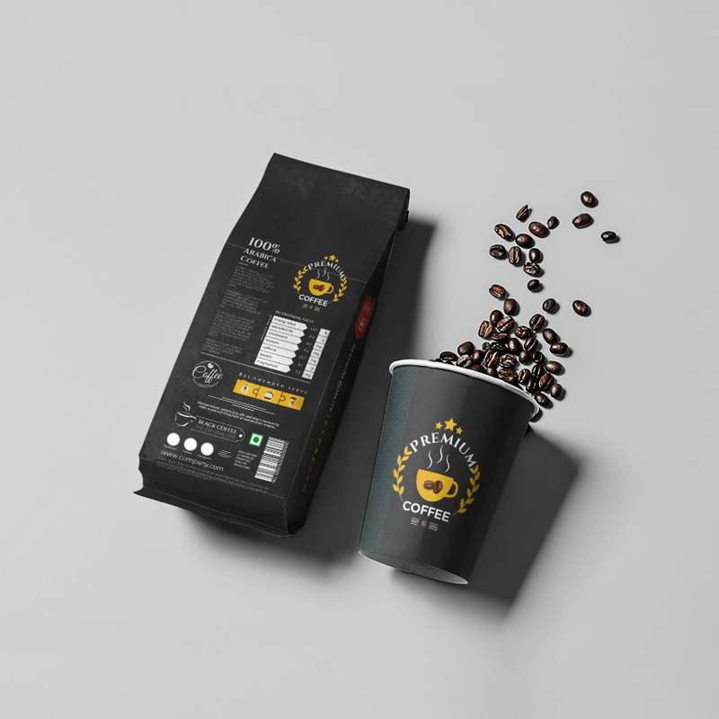 Side Gusset Coffee Bag with Valve