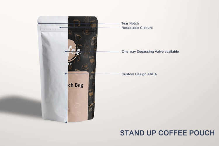 STAND UP COFFEE BAGS
