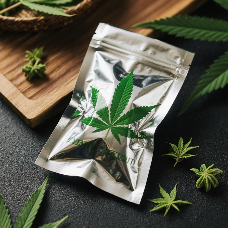 Customizable Ziplock Mylar Smell Proof Weed Bags Wholesale