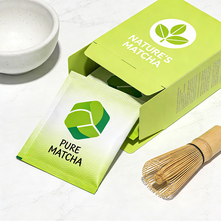 Custom Stick Packaging Matcha Powder Pack