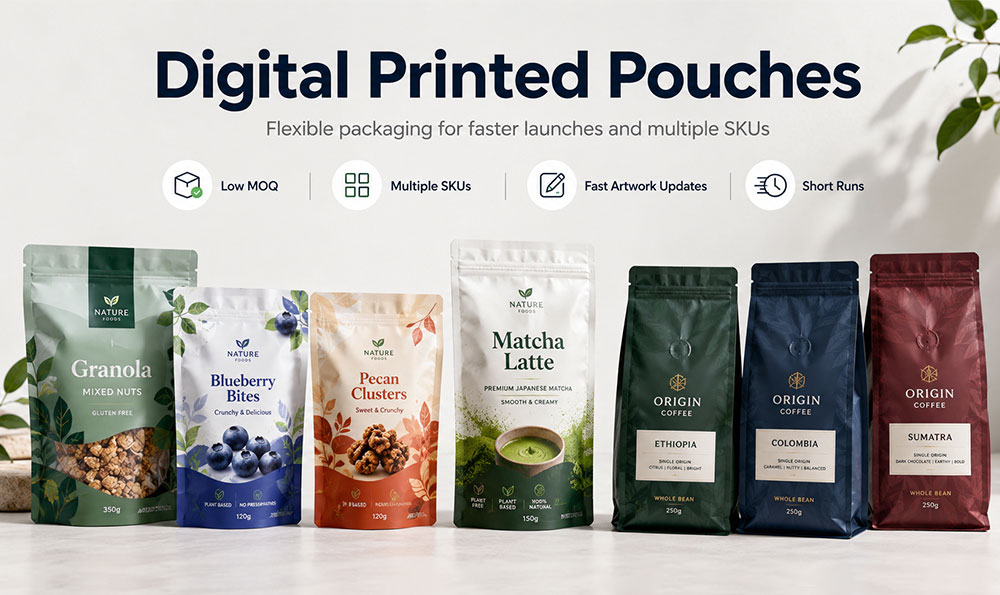 digital printed pouches