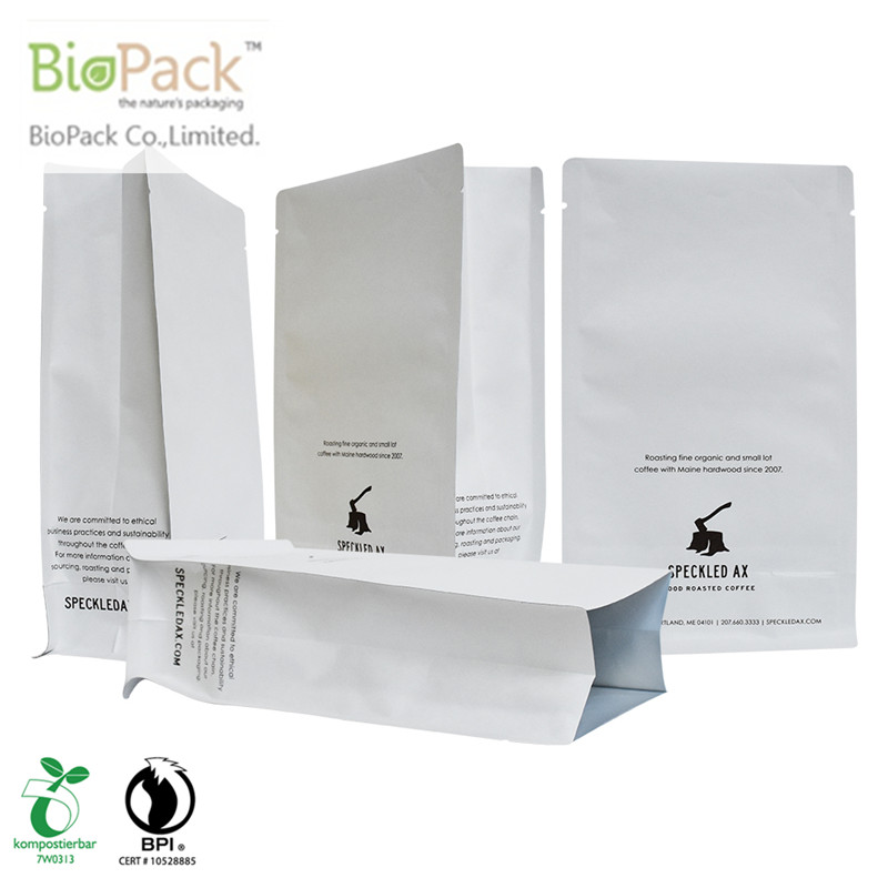 Zero Waste Neue recycelbare Kaffeebeutel Papier mit Pflanzenbasismaterial aus China überzogen