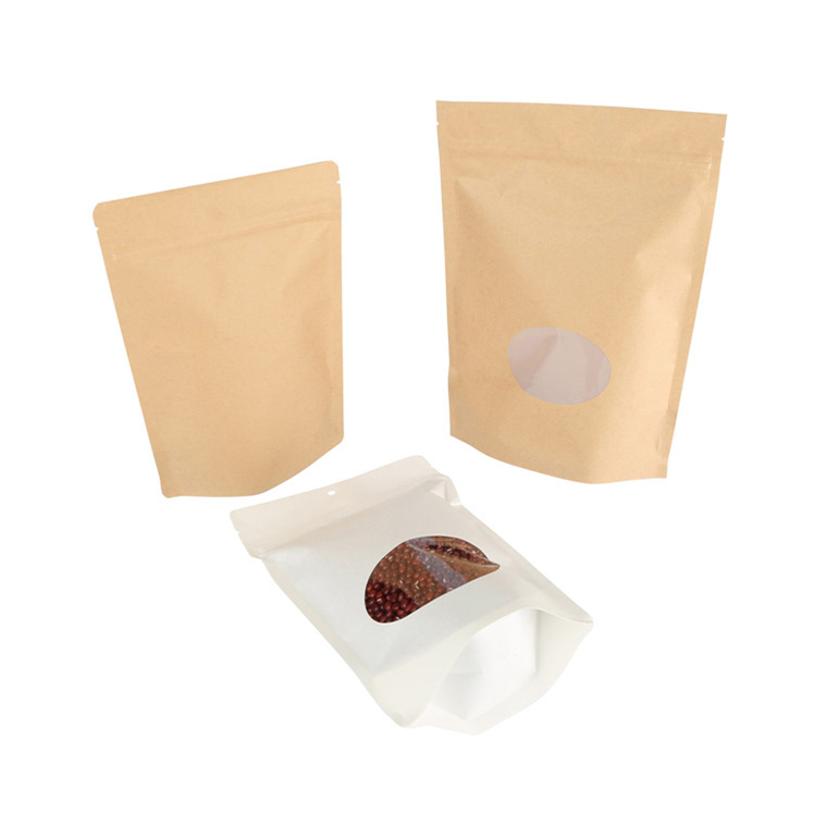 Fully Compostable Doypack Herbal Tea Bag with Window