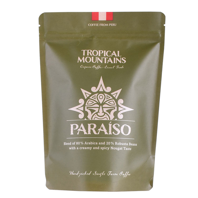 Kraft Pla Borse Eco Friendly Cash Up Coffee Mean Coffaging Produttore di sacchetti flessibili riutilizzabili personalizzati 
