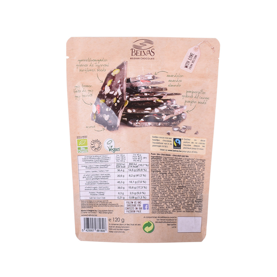 Good Seal Ability Moistureproof Individual Cookie Packaging Ideas