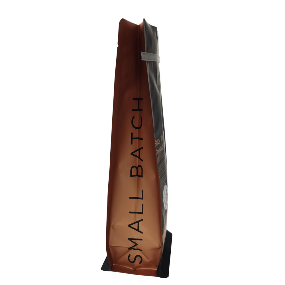 Eco-friendly Biobased Monomaterials 100% Recyclable Coffee Bags with One-way Degassing Valve