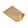 Food Packaging Kraft Paper Stand Up Bag Zipper Lock Pouch with Window