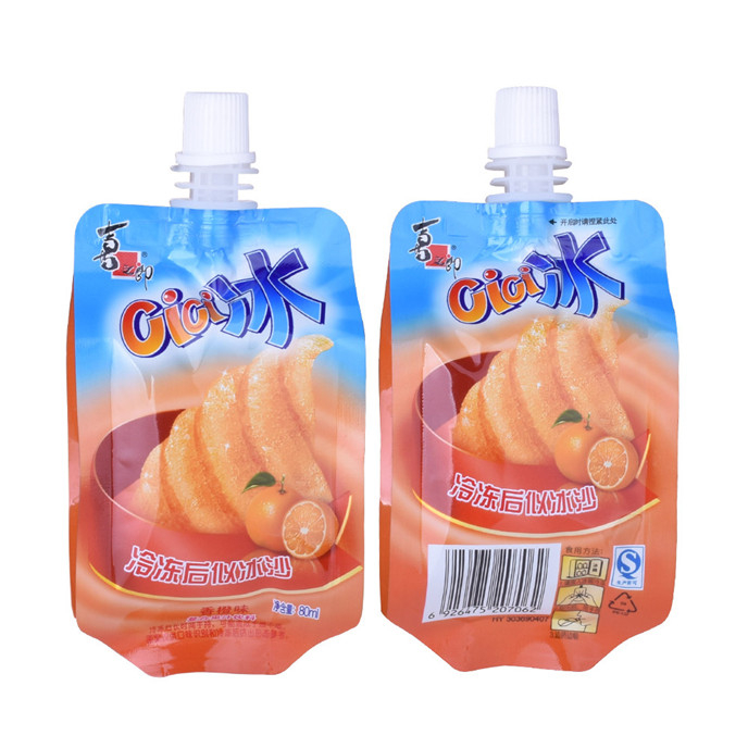 Compostable Biodegradable Ziplock Top Baby Food Packaging Pouch