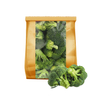 100% Compostable Clear Film Broccoli Packaging Custom Size
