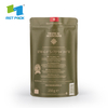 Cheap FSC Certified Kraft Paper Aluminum Foil Stand Up Matt Finish Biodegradable Ziplock Pouches Manufacturers